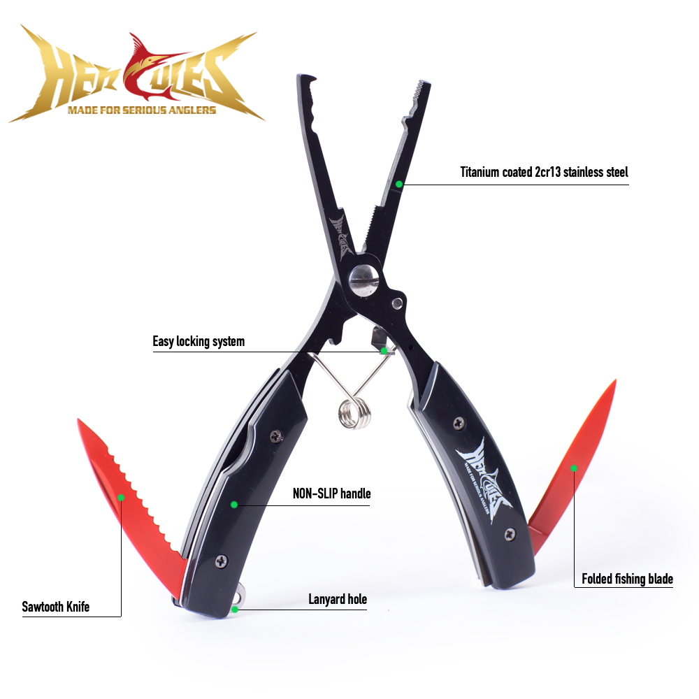 Fishing Hook Sharpener - Pinze da Pesca HERCULES con Fodero