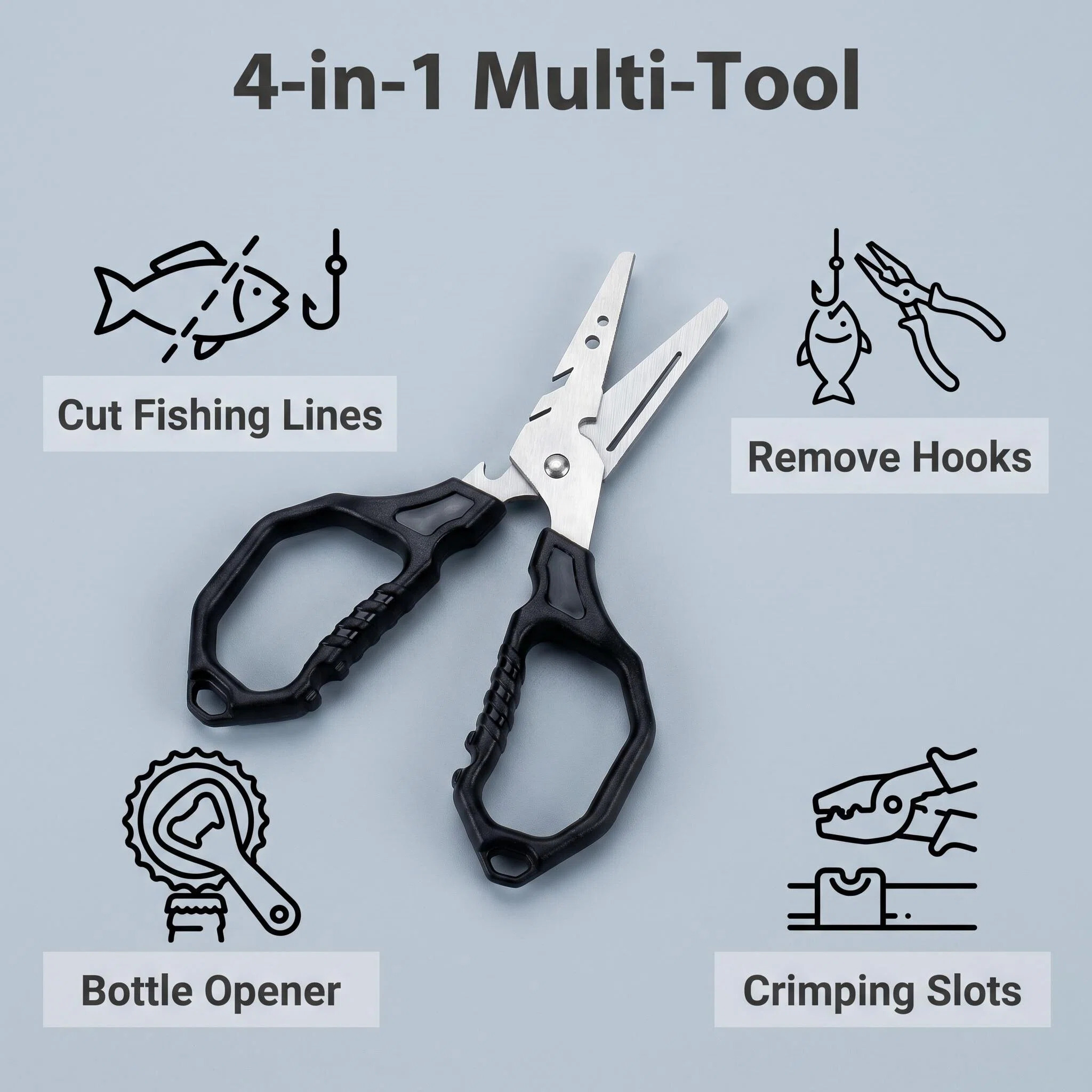 Forbici da Pesca Multifunzione - Fishing Hook Sharpener recensione e prezzo