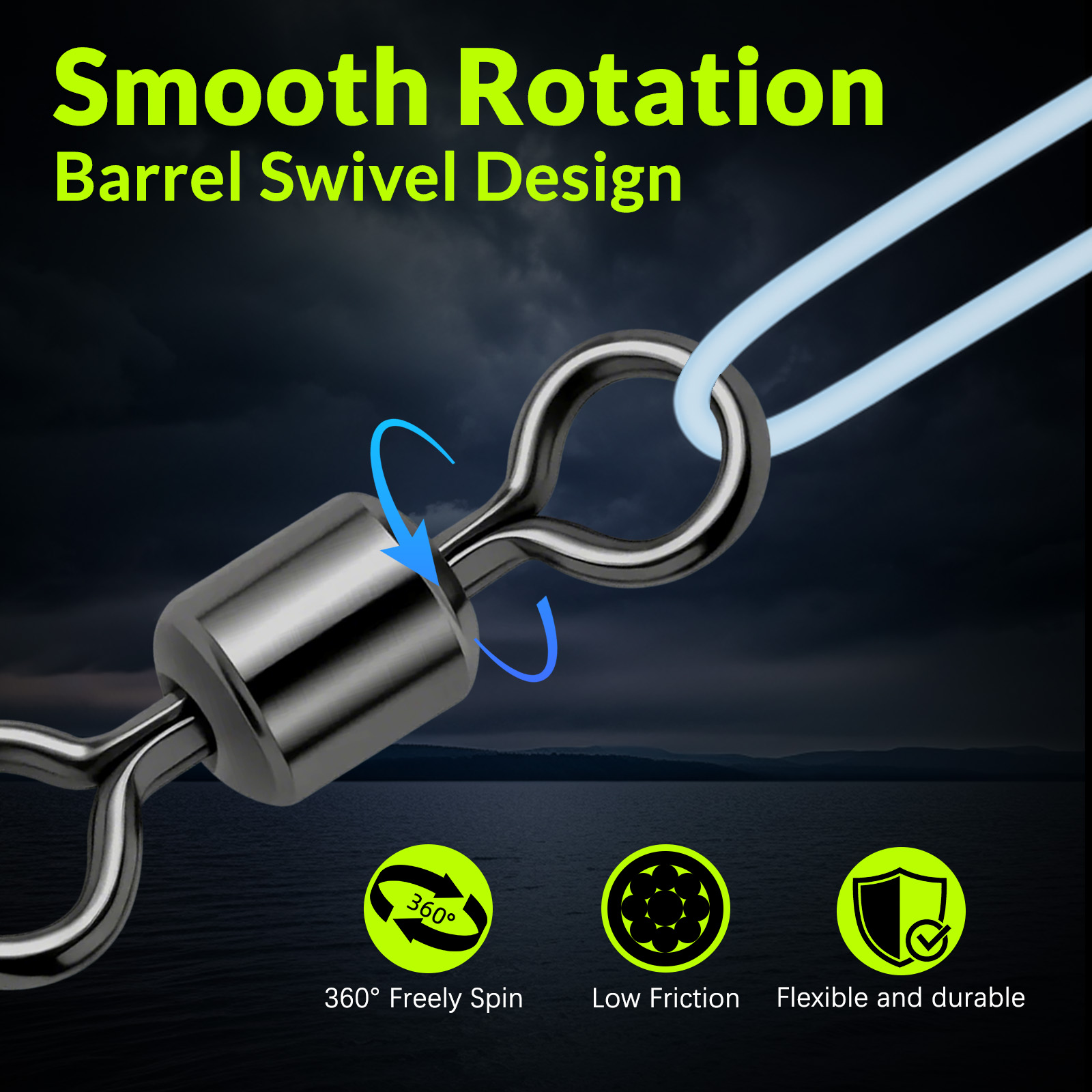 Attrezzatura girevole per cann - Fishing Hook Offset recensione e prezzo